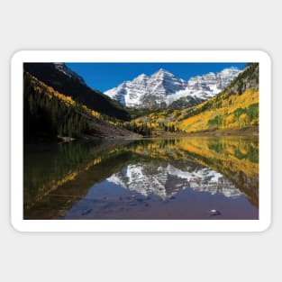 Maroon Lake Maroon Bells Maroon Creek Valley Sticker